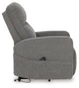 Starganza Gray Power Lift Recliner by ASHLEY FURNITURE at Eve Furniture