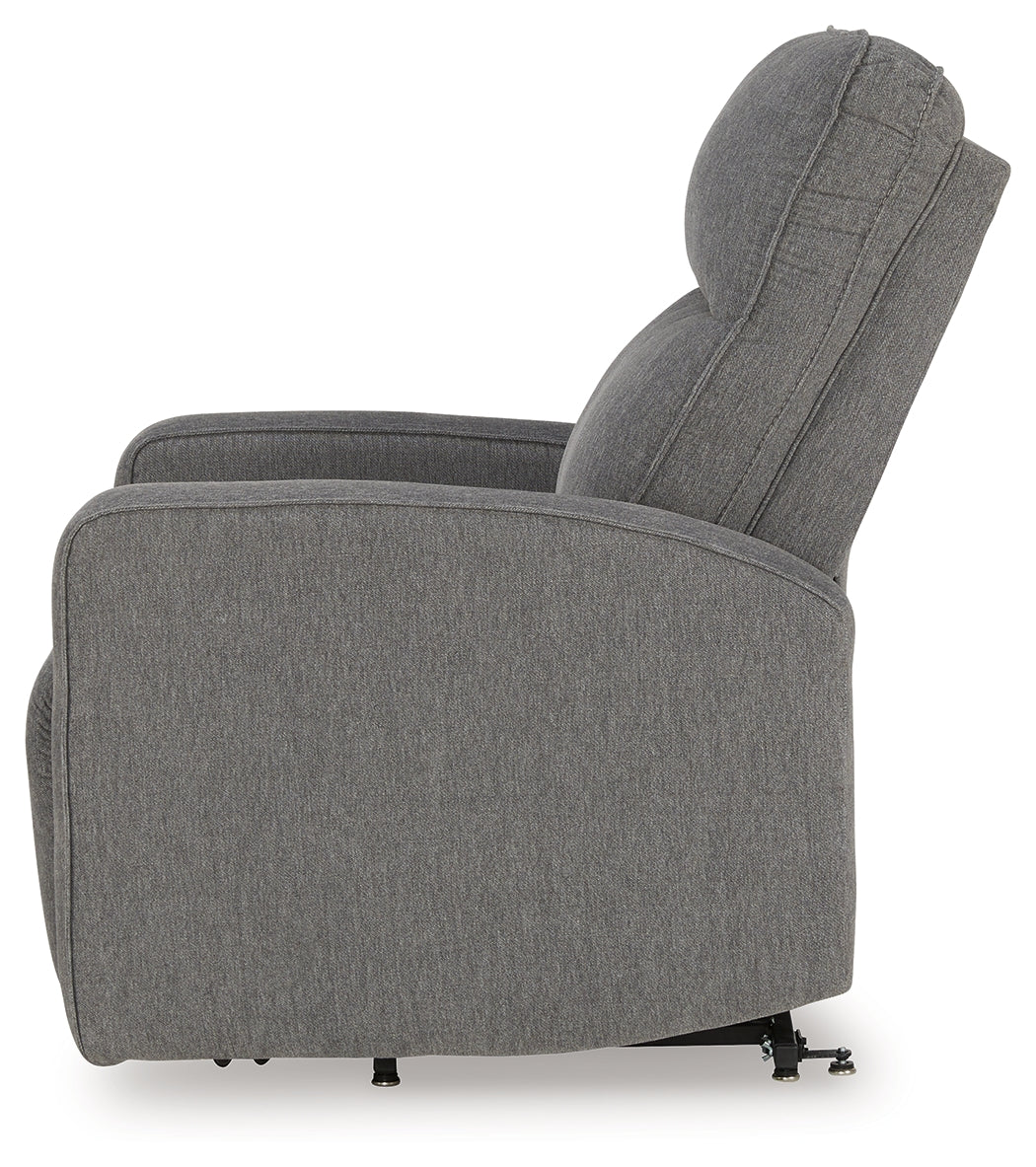Starganza Gray Power Lift Recliner by ASHLEY FURNITURE at Eve Furniture