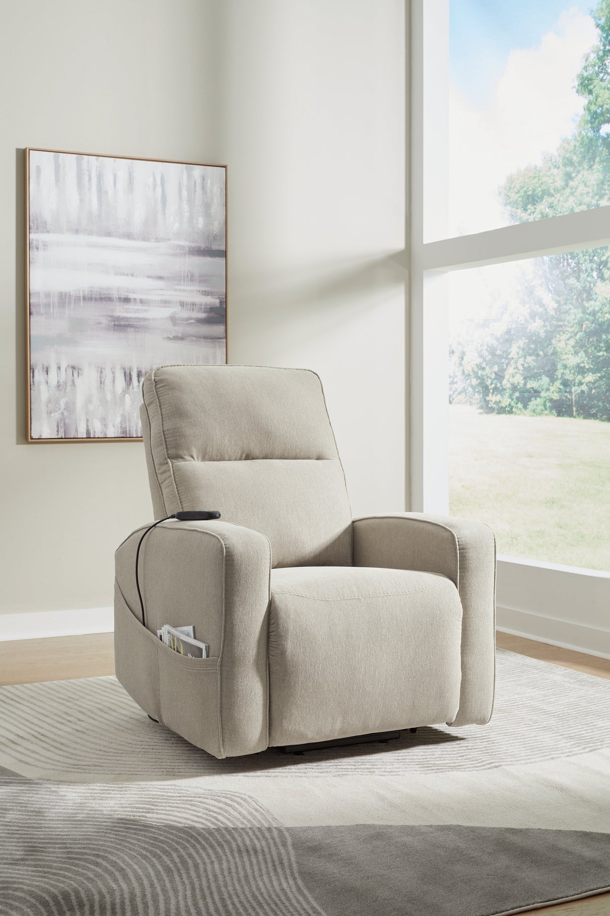 Starganza Smoke Power Lift Recliner