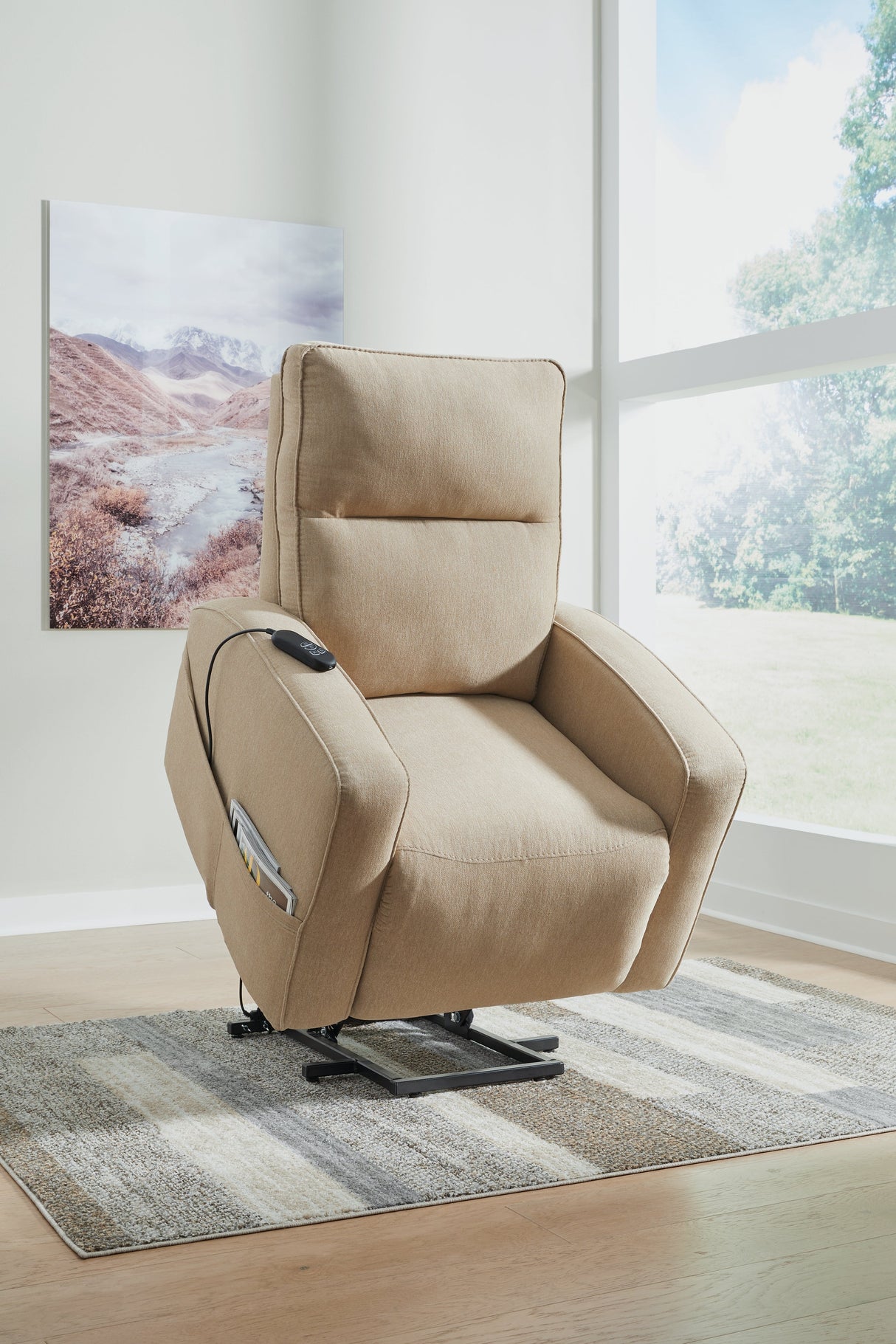 Starganza Taupe Power Lift Recliner