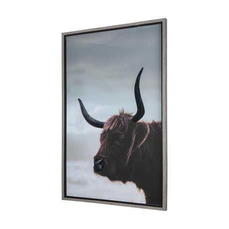 Stark Still-Gaze by Mercana Studio a Hand Embellished Textured Framed Photo Art Print Matted under G by Mercana at Eve Furniture