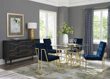 Starlight Brass Dining Table Base by Coaster at Eve Furniture