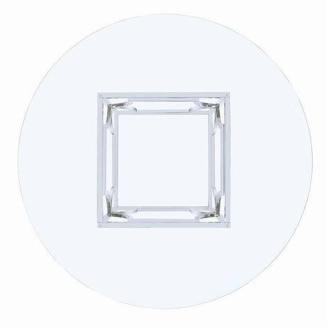 Starlight Chrome Dining Table Base by Coaster at Eve Furniture