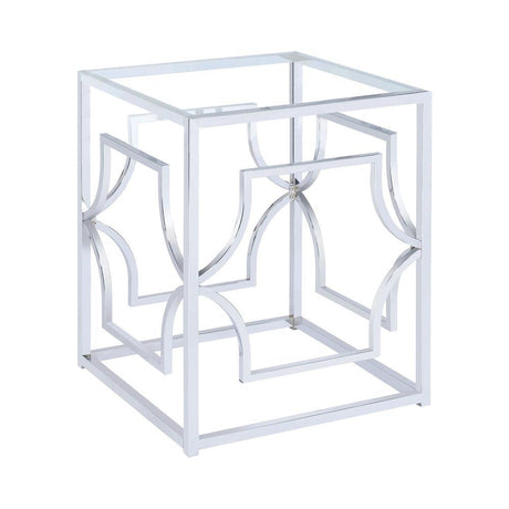 Starlight Chrome Dining Table Base by Coaster at Eve Furniture