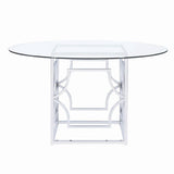Starlight Chrome Dining Table Base by Coaster at Eve Furniture