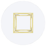 Starlight Clear and Brass Round Glass Top Dining Table by Coaster at Eve Furniture
