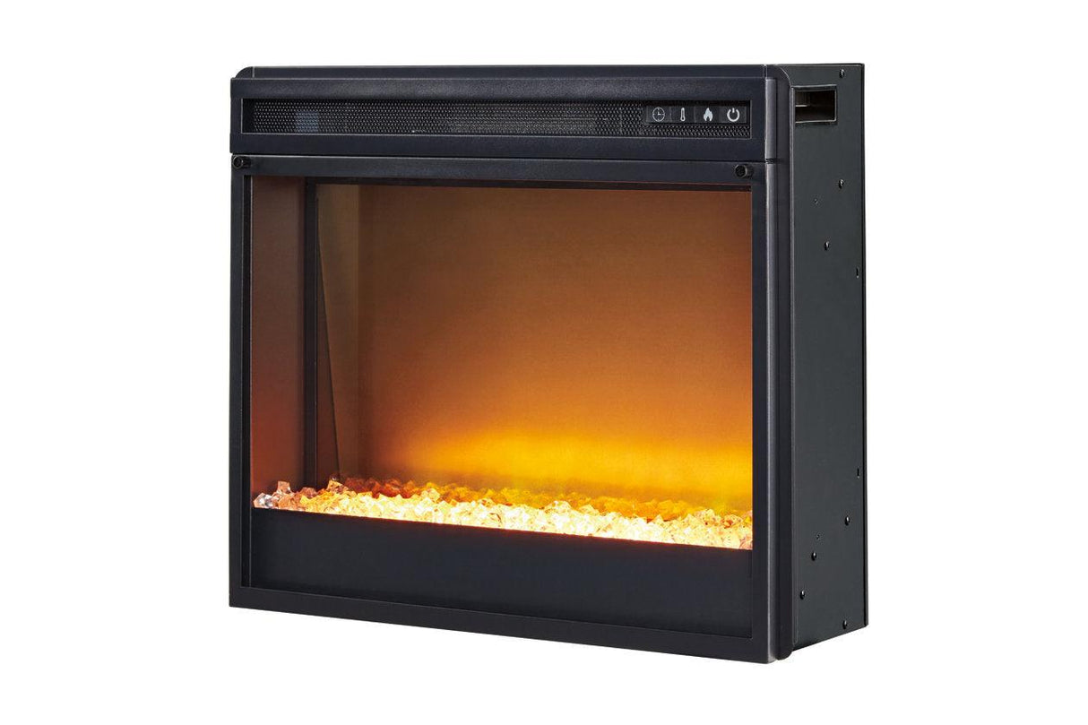 Starmore Brown 70" TV Stand with Electric Fireplace by Ashley at Eve Furniture