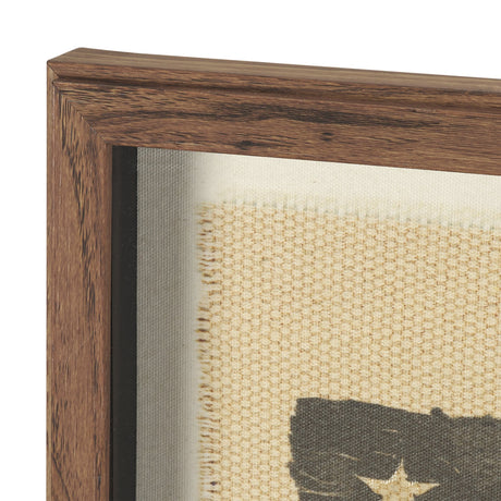Stars & Stripes by Mercana Studio Hand Embelished Textured Framed Artwork Matted under Glass by Mercana at Eve Furniture