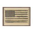 Stars & Stripes by Mercana Studio Hand Embelished Textured Framed Artwork Matted under Glass by Mercana at Eve Furniture