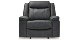 Status Check Shadow Recliner by Ashley at Eve Furniture