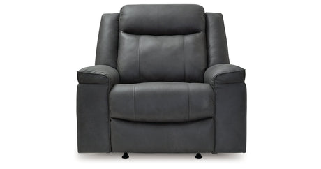Status Check Shadow Recliner by Ashley at Eve Furniture
