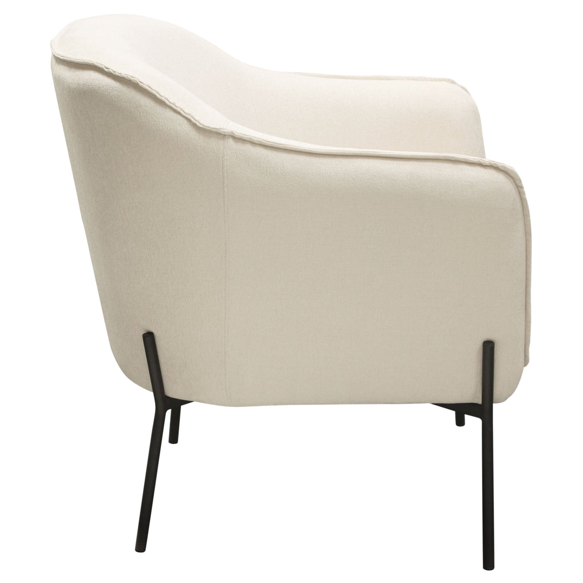 Status Cream Accent Chair by Diamond Sofa at Eve Furniture