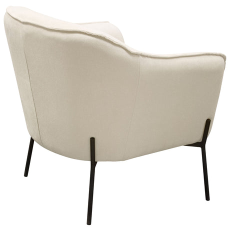Status Cream Accent Chair by Diamond Sofa at Eve Furniture