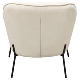 Status Cream Accent Chair by Diamond Sofa at Eve Furniture