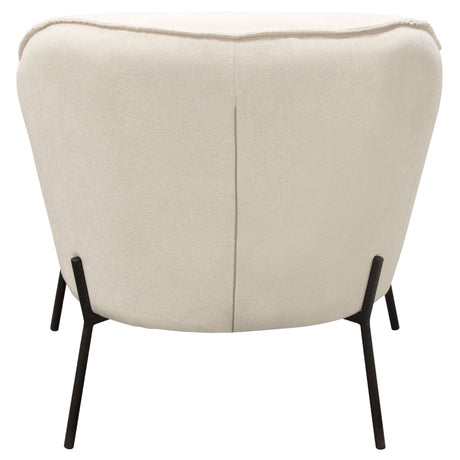 Status Cream Accent Chair by Diamond Sofa at Eve Furniture
