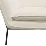 Status Cream Accent Chair by Diamond Sofa at Eve Furniture