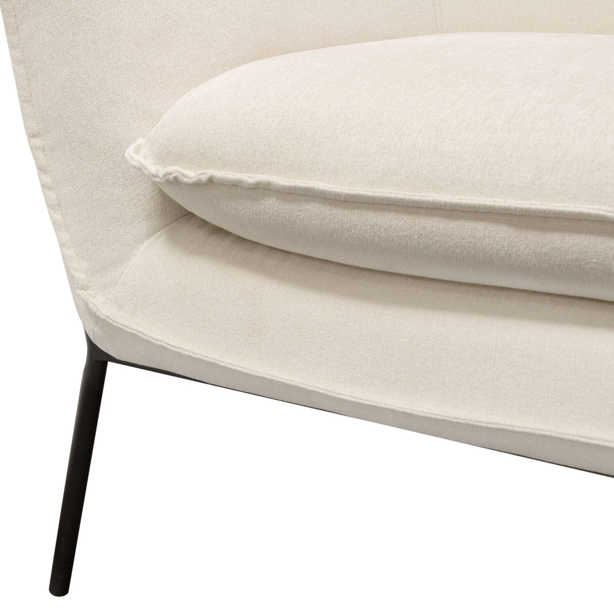 Status Cream Accent Chair by Diamond Sofa at Eve Furniture