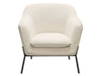 Status Cream Accent Chair by Diamond Sofa at Eve Furniture