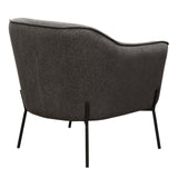Status Grey Accent Chair by Diamond Sofa at Eve Furniture