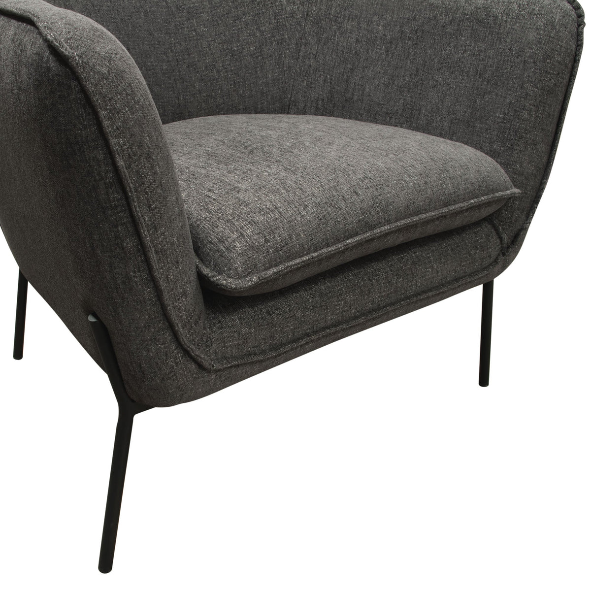 Status Grey Accent Chair by Diamond Sofa at Eve Furniture