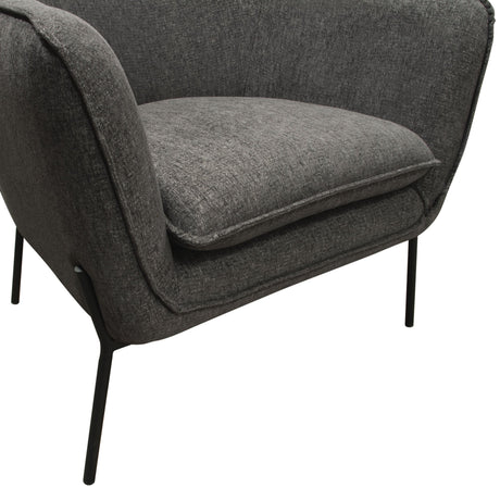 Status Grey Accent Chair by Diamond Sofa at Eve Furniture