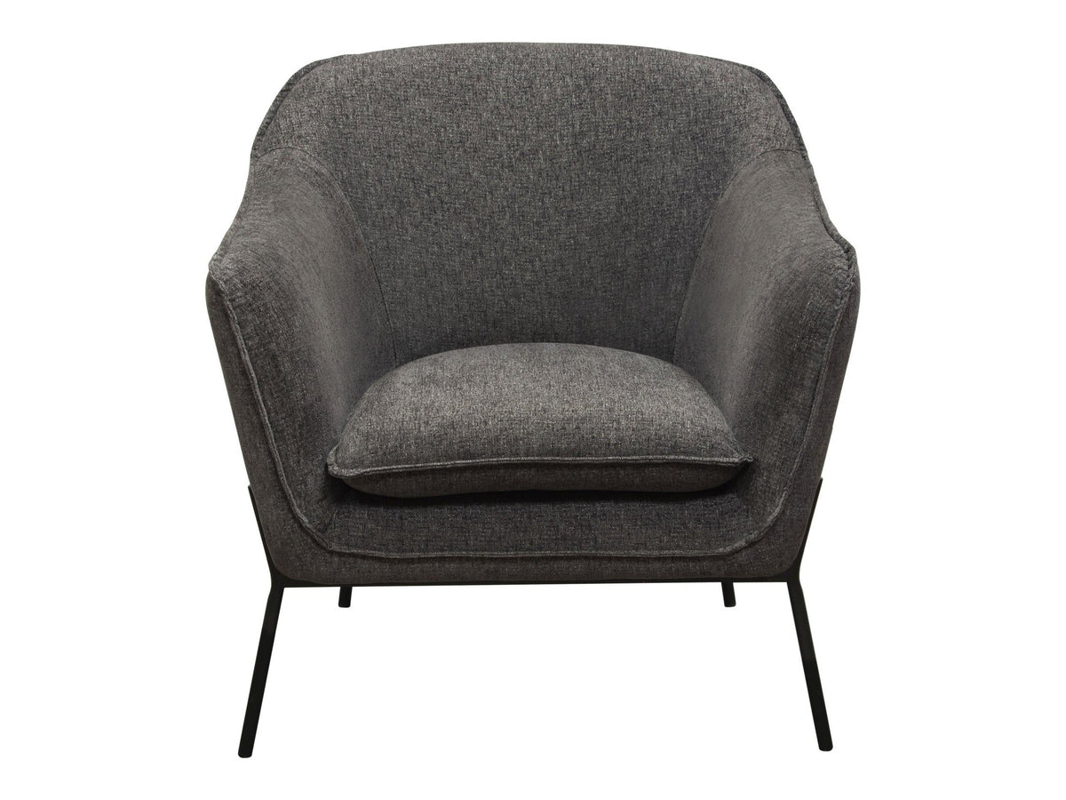 Status Grey Accent Chair by Diamond Sofa at Eve Furniture