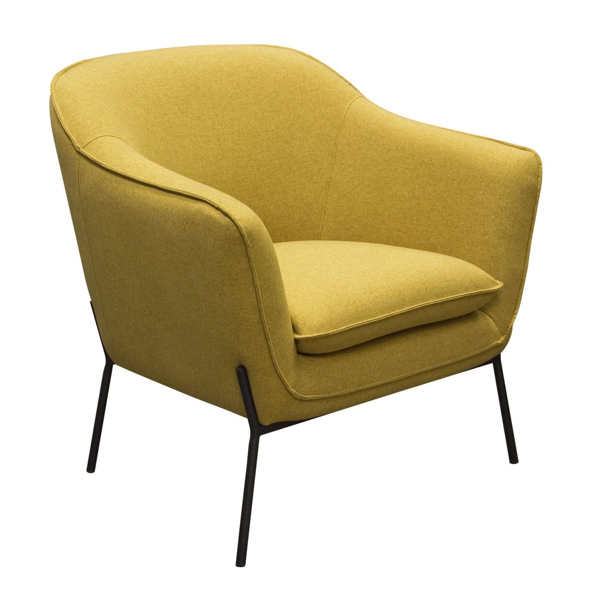 Status Yellow Accent Chair by Diamond Sofa at Eve Furniture