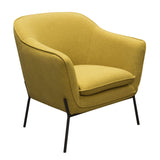 Status Yellow Accent Chair by Diamond Sofa at Eve Furniture