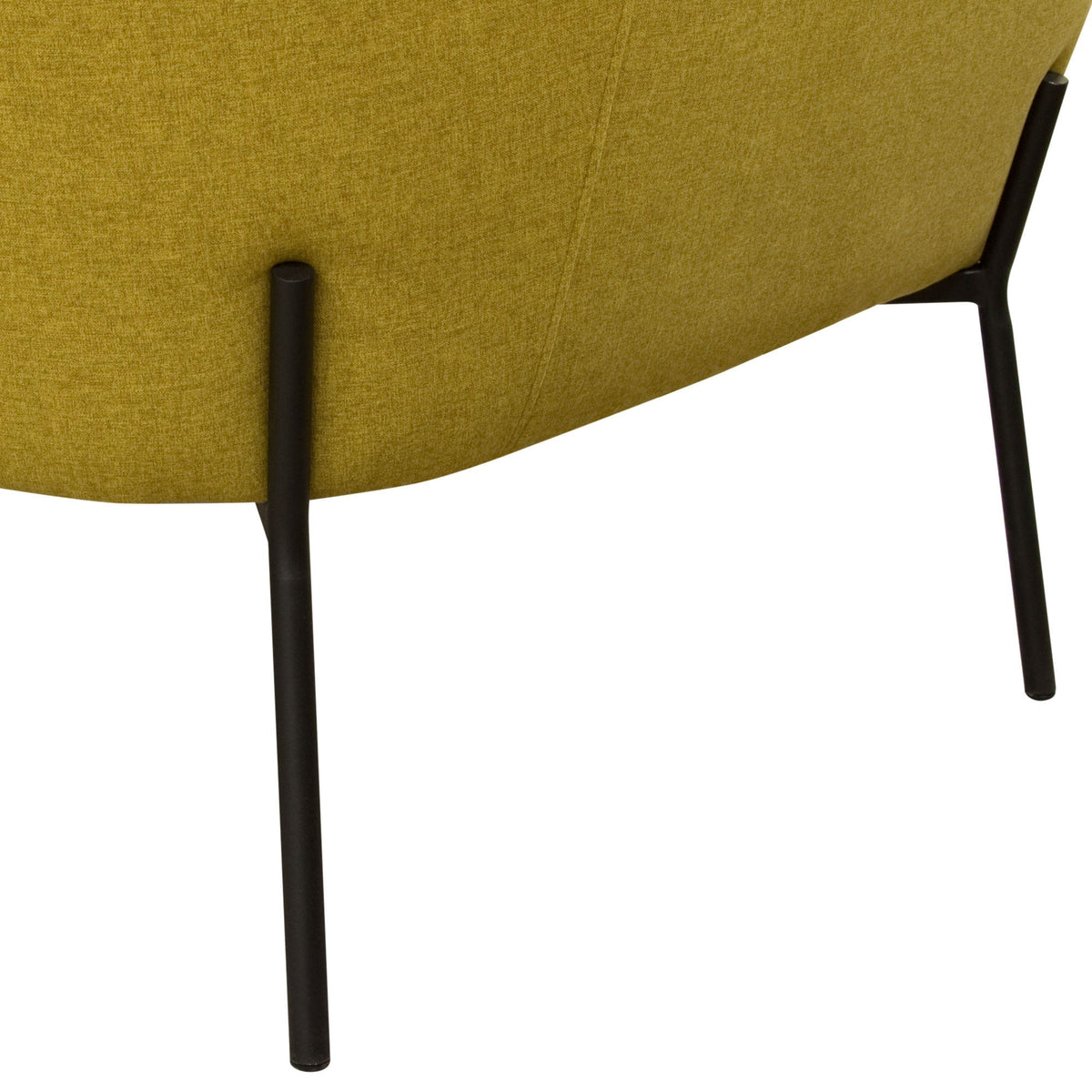 Status Yellow Accent Chair by Diamond Sofa at Eve Furniture
