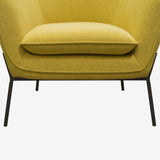 Status Yellow Accent Chair by Diamond Sofa at Eve Furniture