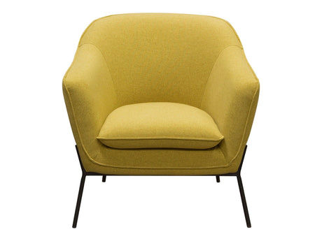 Status Yellow Accent Chair by Diamond Sofa at Eve Furniture