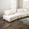 Stavanger Beige Curved 3-Seater Sofa by Furniture of America at Eve Furniture