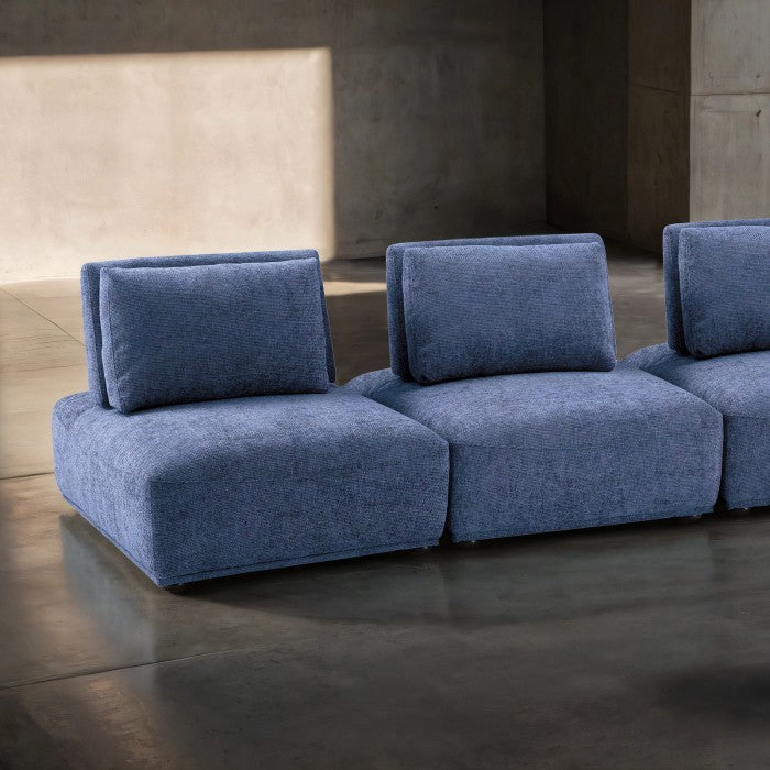 Stavanger Blue 3-Seater Sofa by Furniture of America at Eve Furniture