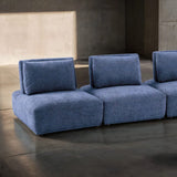 Stavanger Blue 3-Seater Sofa by Furniture of America at Eve Furniture