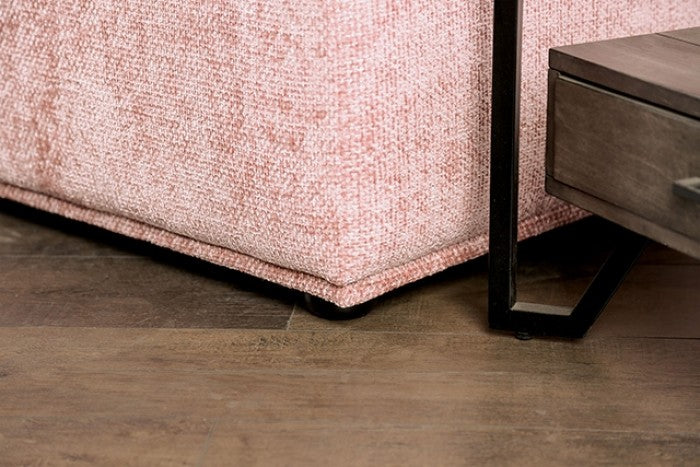 Stavanger Pink 3-Seater Sofa by Furniture of America at Eve Furniture
