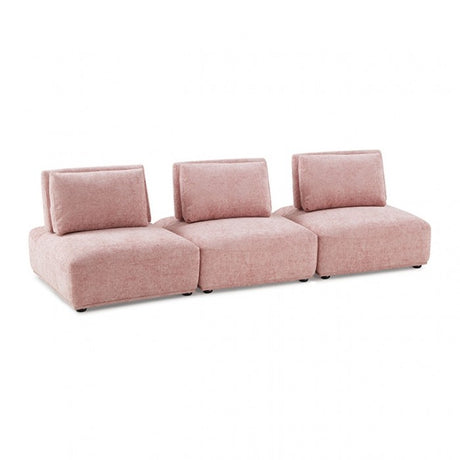 Stavanger Pink 3-Seater Sofa by Furniture of America at Eve Furniture