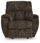 Stayfish Chocolate Recliner by Ashley at Eve Furniture