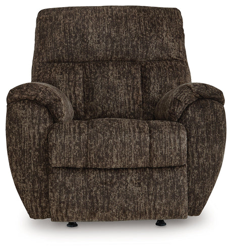 Stayfish Chocolate Recliner by Ashley at Eve Furniture