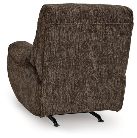 Stayfish Chocolate Recliner by Ashley at Eve Furniture