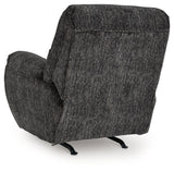 Stayfish Gunmetal Recliner by Ashley at Eve Furniture