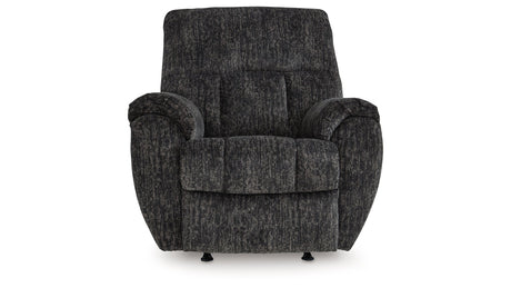 Stayfish Gunmetal Recliner by Ashley at Eve Furniture