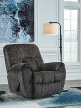 Stayfish Gunmetal Recliner by ASHLEY FURNITURE at Eve Furniture