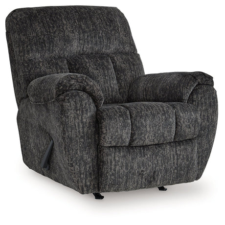 Stayfish Gunmetal Recliner by Ashley at Eve Furniture