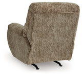 Stayfish Taupe Recliner by Ashley at Eve Furniture