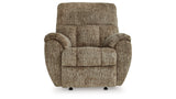 Stayfish Taupe Recliner by Ashley at Eve Furniture