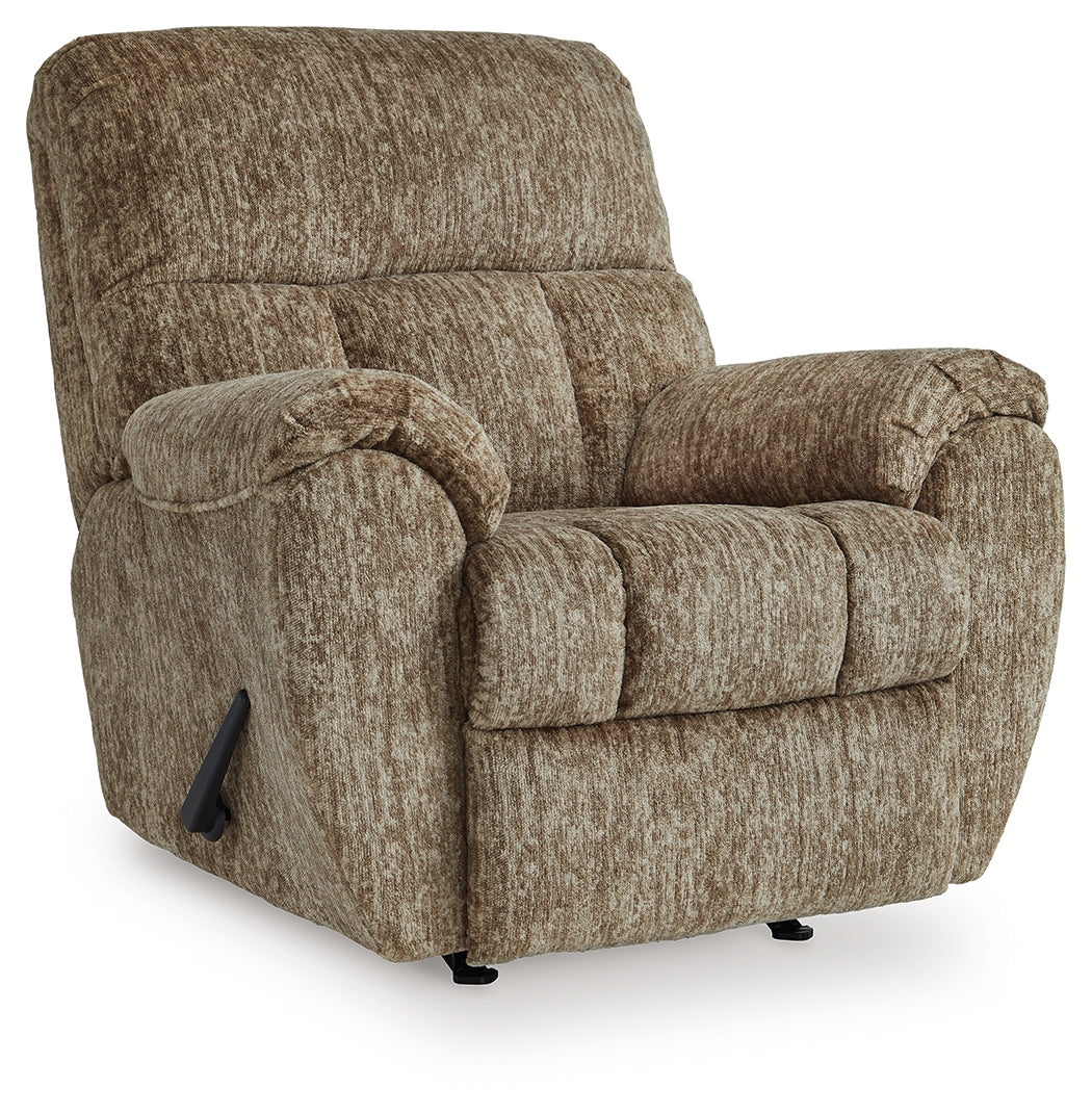 Stayfish Taupe Recliner by Ashley at Eve Furniture