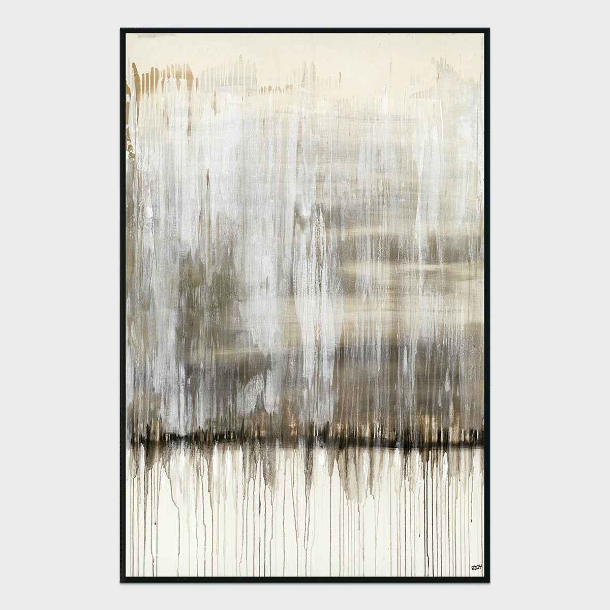 Steam Gray Painting Art 48x72 by Buddy Whitlock by Classic Home at Eve Furniture