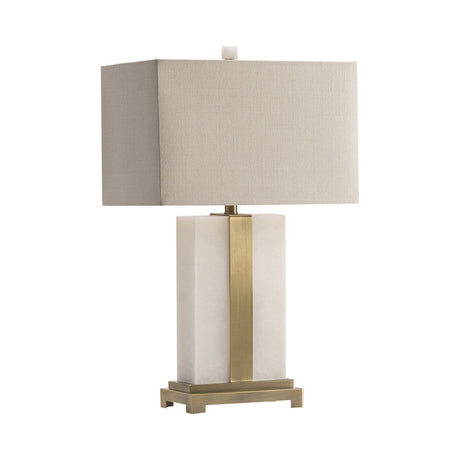 Steart White/Gold Table Lamp by Crestview at Eve Furniture
