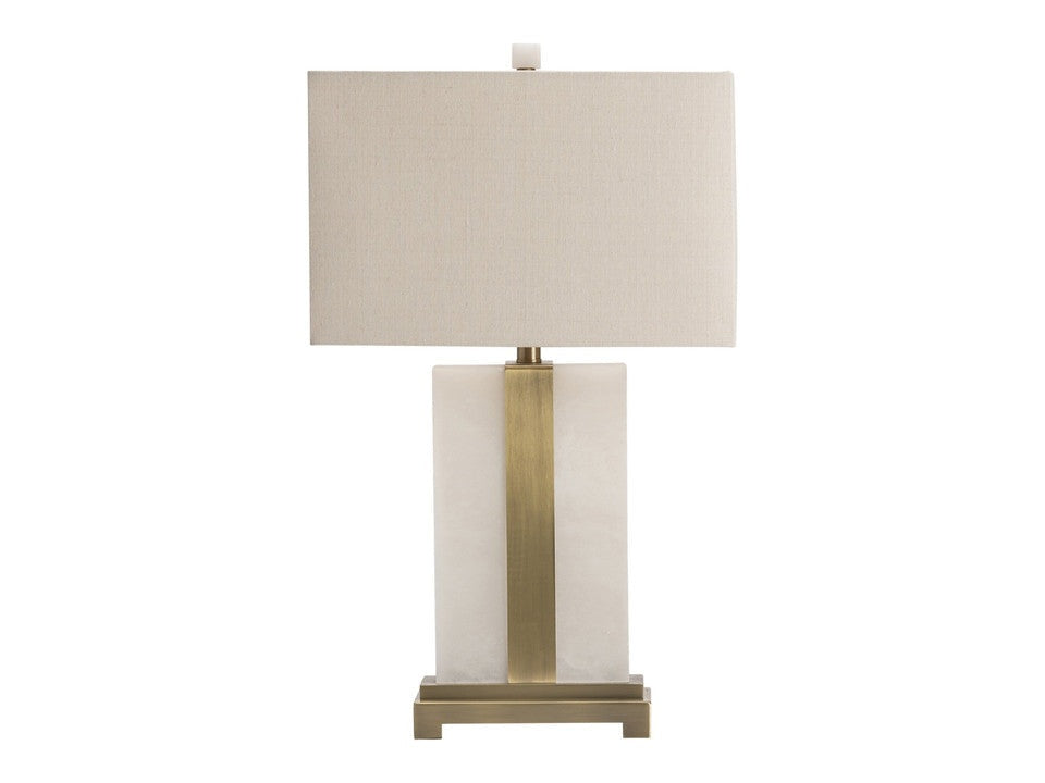 Steart White/Gold Table Lamp by Crestview at Eve Furniture