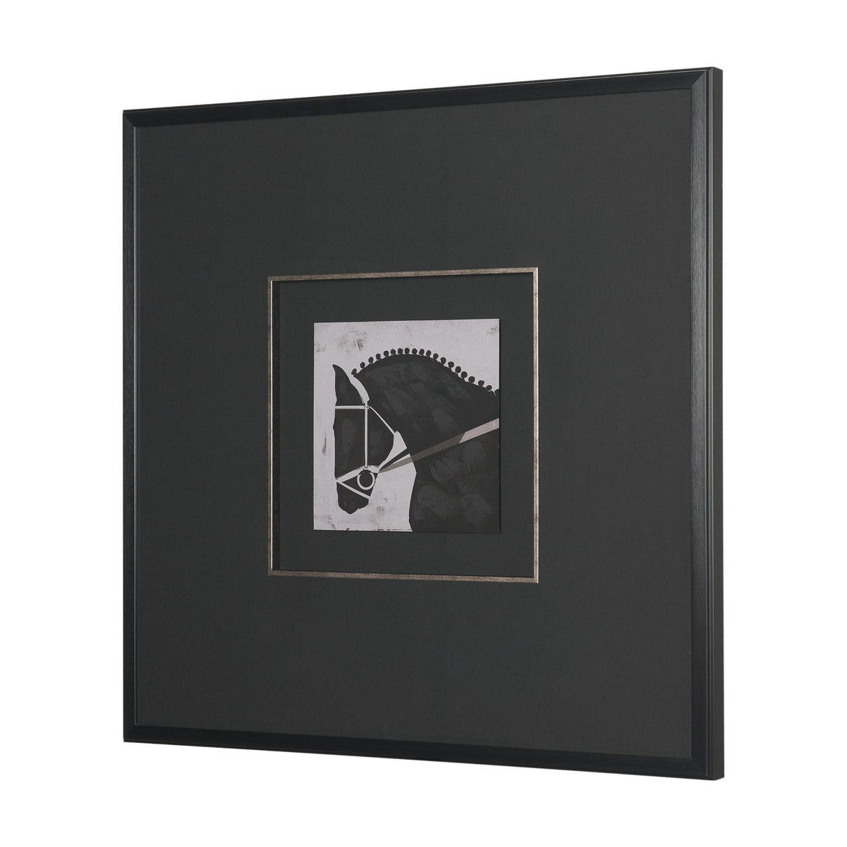 Steed 1 by Mercana Studio Hand-Embellished Framed Artwork Matted under Glass by Mercana at Eve Furniture